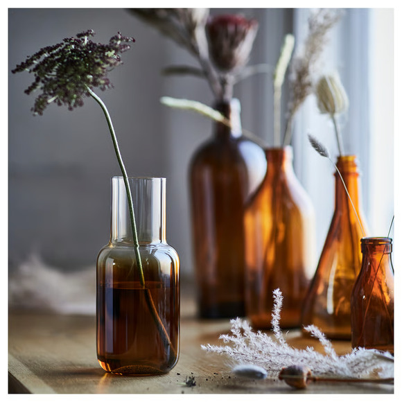 IKEA HÖSTAGILLE HOSTAGILLE Vase, Brown, 8¼" (706.003.34) NEW - Picture 2 of 3